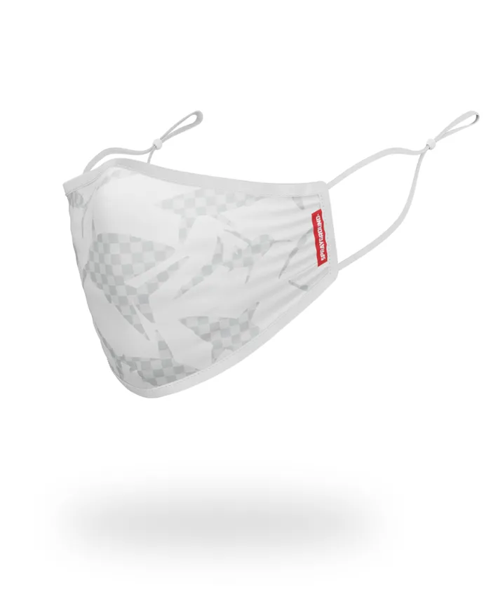 SPRAYGROUND Face Masks SHARK CHECK WHITE FACE MASK 8211 Universal