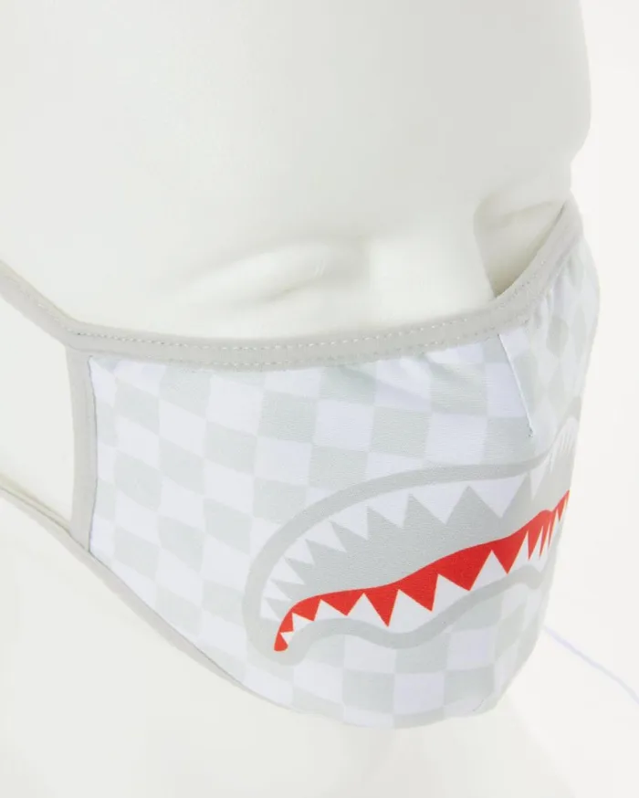 SPRAYGROUND Face Masks SHARKS IN PARIS WHITE FORMFITTING MASK 8211 Universal SPRAYGROUND Face Masks SHARKS IN PARIS WHITE FORMFITTING MASK 8211 Universal