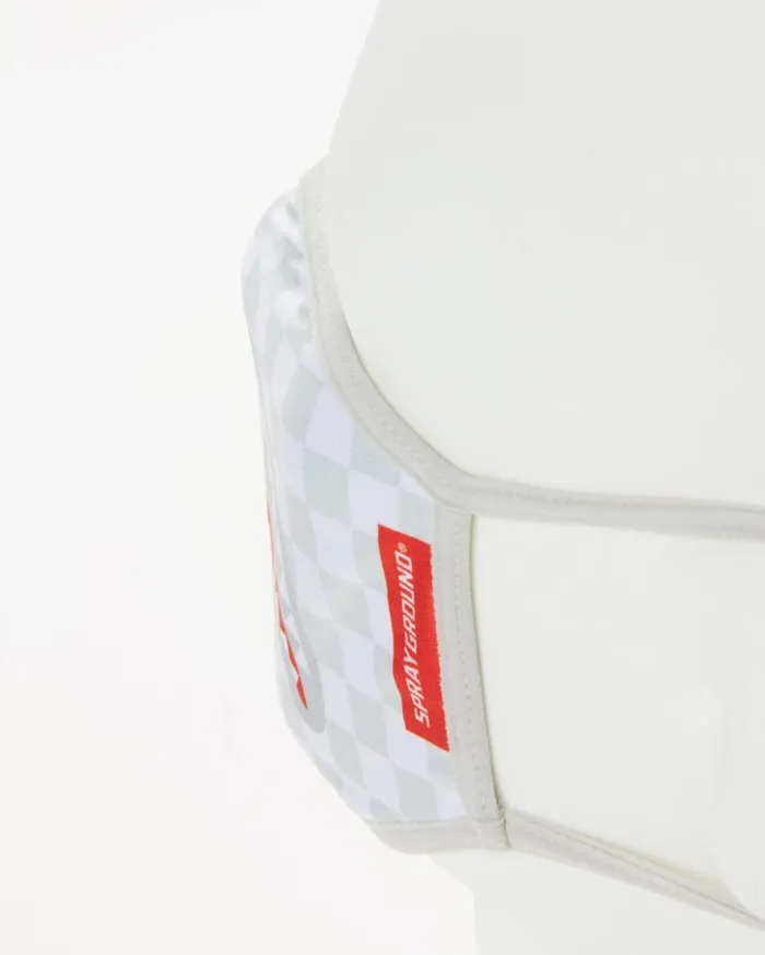 SPRAYGROUND Face Masks SHARKS IN PARIS WHITE FORMFITTING MASK 8211 Universal SPRAYGROUND Face Masks SHARKS IN PARIS WHITE FORMFITTING MASK 8211 Universal