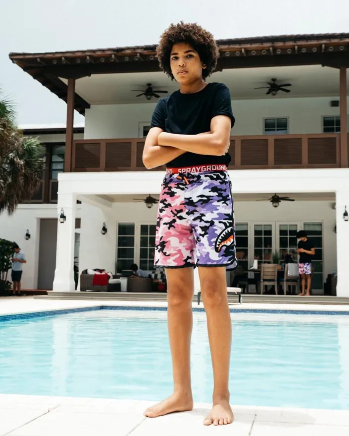 SPRAYGROUND Swimwear KIDS SPLIT CAMO SWIM TRUNKS 8211 Universal