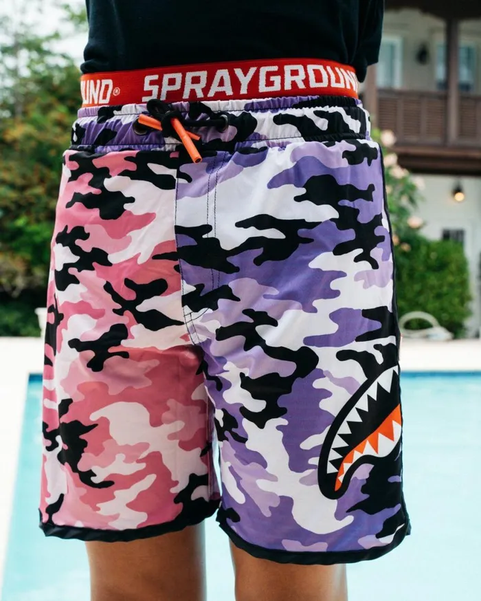 SPRAYGROUND Swimwear KIDS SPLIT CAMO SWIM TRUNKS 8211 Universal