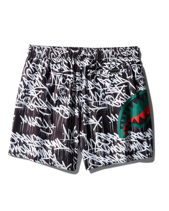 SPRAYGROUND Swimwear SCRIBBLE SHARK SHOTO SWIM TRUNKS 8211 Universal SPRAYGROUND Swimwear SCRIBBLE SHARK SHOTO SWIM TRUNKS 8211 Universal