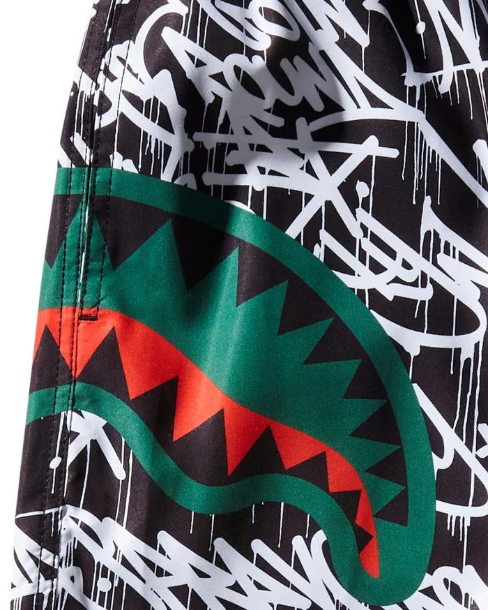 SPRAYGROUND Swimwear SCRIBBLE SHARK SHOTO SWIM TRUNKS 8211 Universal SPRAYGROUND Swimwear SCRIBBLE SHARK SHOTO SWIM TRUNKS 8211 Universal