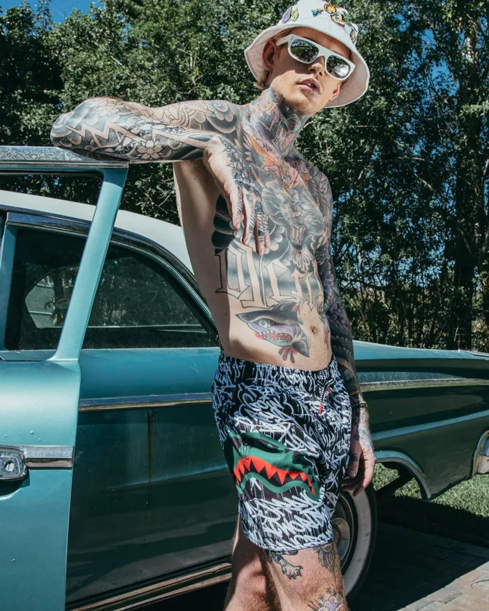 SPRAYGROUND Swimwear SCRIBBLE SHARK SHOTO SWIM TRUNKS 8211 Universal SPRAYGROUND Swimwear SCRIBBLE SHARK SHOTO SWIM TRUNKS 8211 Universal