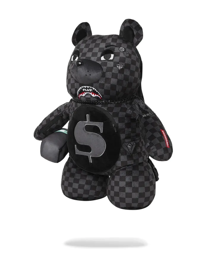 SPRAYGROUND Teddy Bear Backpacks 039WHAT THE BEEP039 SHARK MONEYBEAR TEDDYBEAR BACKPACK 8211 Universal SPRAYGROUND Teddy Bear Backpacks 039WHAT THE BEEP039 SHARK MONEYBEAR TEDDYBEAR BACKPACK 8211 Universal