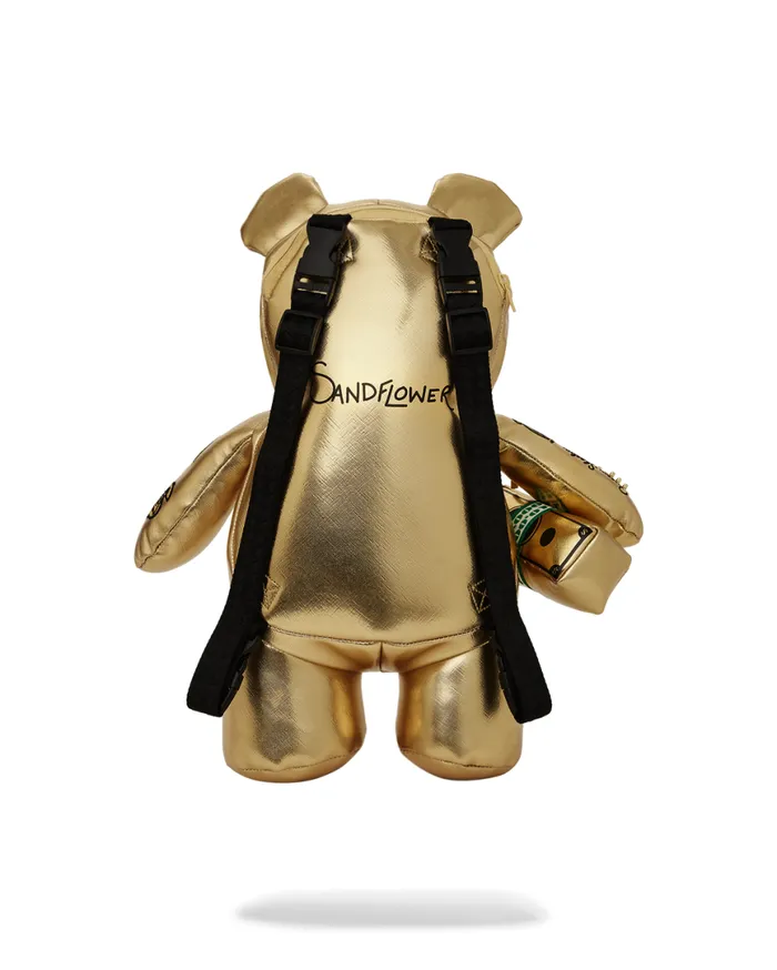 SPRAYGROUND Teddy Bear Backpacks AI8 AFRICAN INTELLIGENCE PATH TO THE FUTURE II MEDIUM MONEYBEAR TEDDYBEAR BACKPACK 8211 Universal
