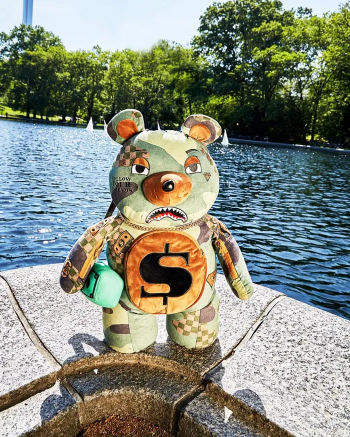 SPRAYGROUND Teddy Bear Backpacks CAMOCHECK MONEYBEAR TEDDYBEAR BACKPACK 8211 Universal SPRAYGROUND Teddy Bear Backpacks CAMOCHECK MONEYBEAR TEDDYBEAR BACKPACK 8211 Universal