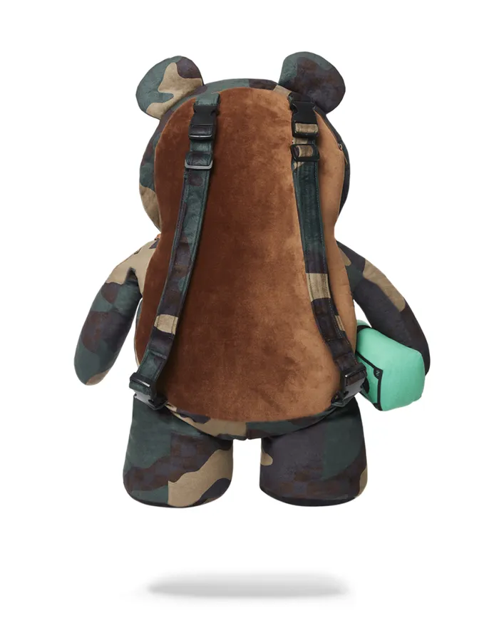 SPRAYGROUND Teddy Bear Backpacks CAMOCHECK MONEYBEAR TEDDYBEAR BACKPACK 8211 Universal SPRAYGROUND Teddy Bear Backpacks CAMOCHECK MONEYBEAR TEDDYBEAR BACKPACK 8211 Universal