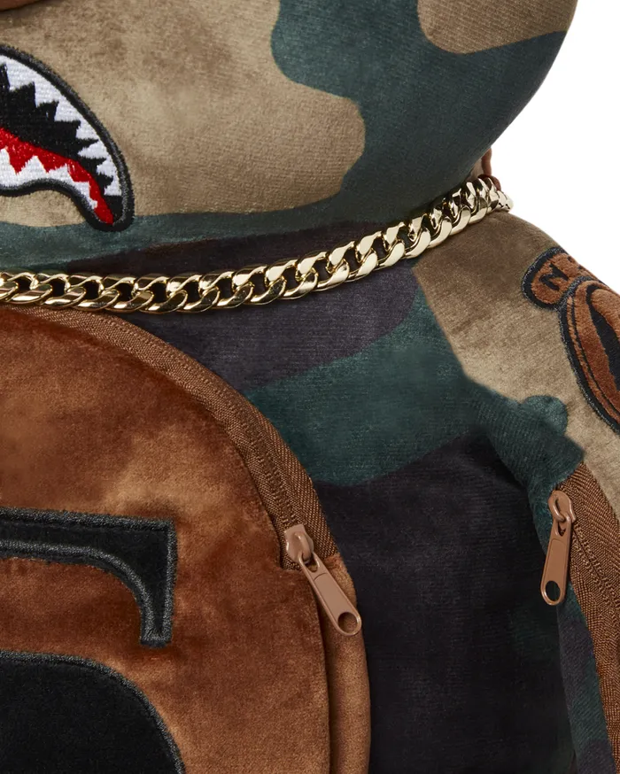 SPRAYGROUND Teddy Bear Backpacks CAMOCHECK MONEYBEAR TEDDYBEAR BACKPACK 8211 Universal SPRAYGROUND Teddy Bear Backpacks CAMOCHECK MONEYBEAR TEDDYBEAR BACKPACK 8211 Universal