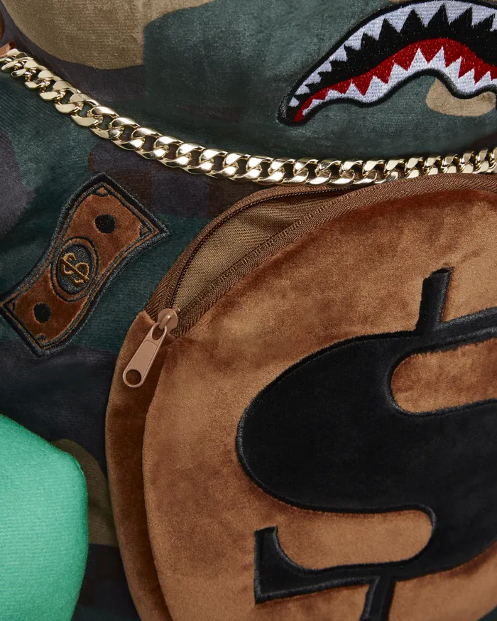 SPRAYGROUND Teddy Bear Backpacks CAMOCHECK MONEYBEAR TEDDYBEAR BACKPACK 8211 Universal SPRAYGROUND Teddy Bear Backpacks CAMOCHECK MONEYBEAR TEDDYBEAR BACKPACK 8211 Universal