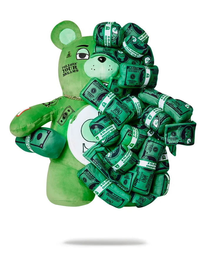 SPRAYGROUND Teddy Bear Backpacks MONEYBEAR ZILLIONS TEDDYBEAR BACKPACK 8211 Universal
