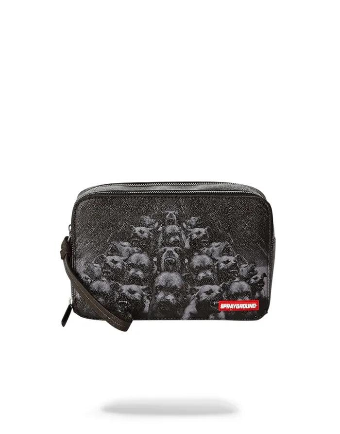 SPRAYGROUND Toiletries Aka Money Bags PITBULLS TOILETRY AKA MONEY BAG 8211 Universal