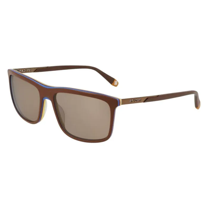 Spyder Eyewear Square Sunglasses Brown 8211 Mens