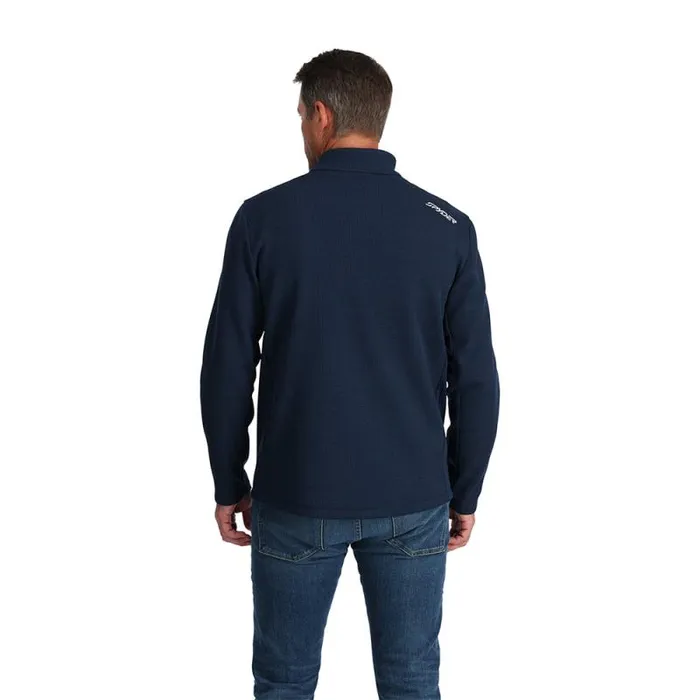 Spyder Fleece Bandit Half Zip True Navy 8211 Mens