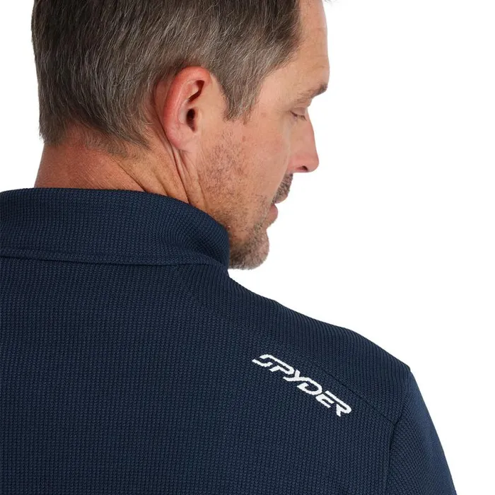 Spyder Fleece Bandit Half Zip True Navy 8211 Mens
