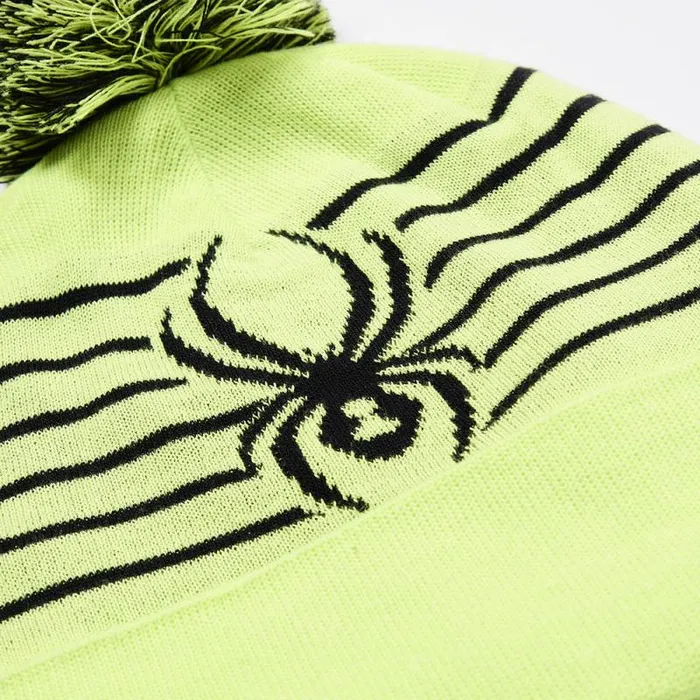 Spyder Hats Icebox Pom Lime Ice 8211 Kids