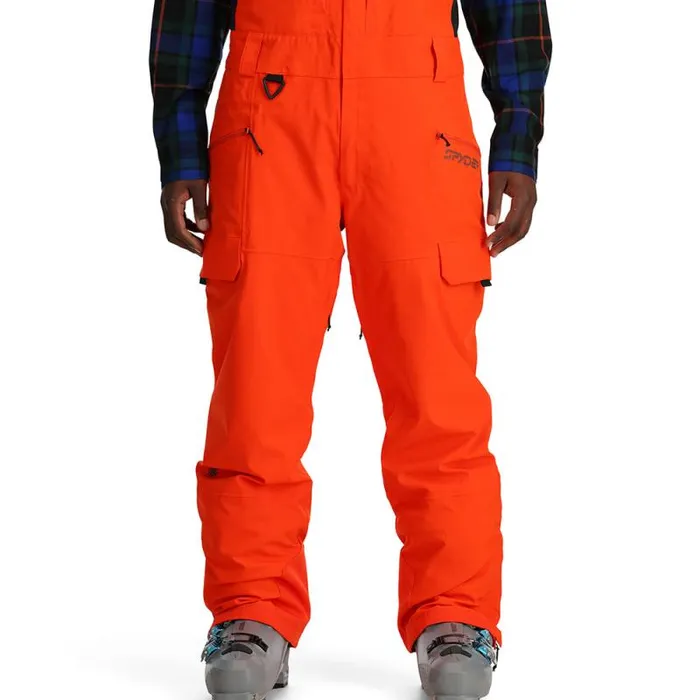 Spyder Insulated Terrain Bib Twisted Orange 8211 Mens