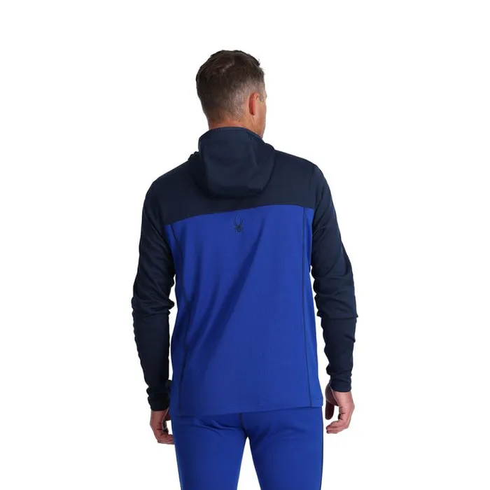Spyder Layers Stretch Charger Hoodie Electric Blue 8211 Mens