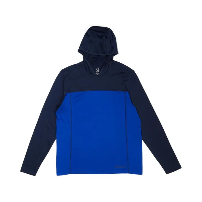 Spyder Layers Stretch Charger Hoodie Electric Blue 8211 Mens