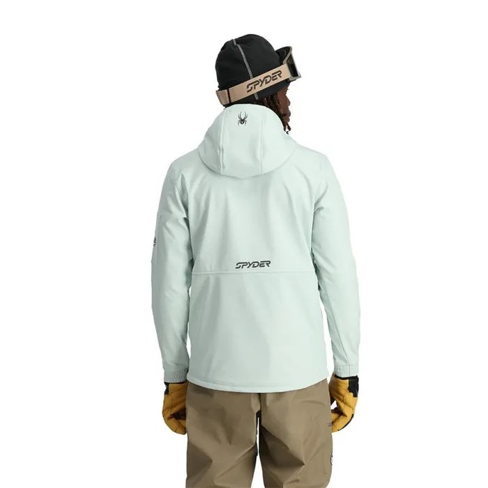 Spyder Shell Softshell Riding Hoodie Wintergreen 8211 Mens