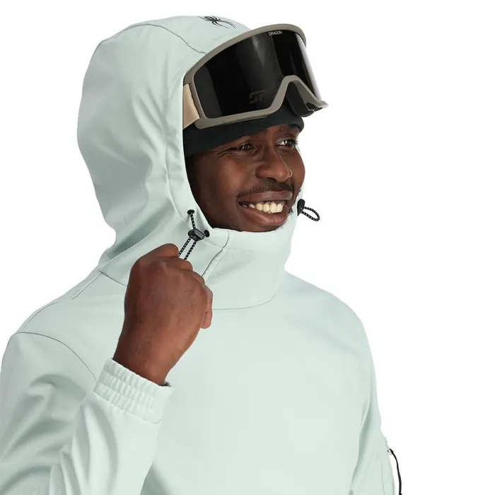 Spyder Shell Softshell Riding Hoodie Wintergreen 8211 Mens