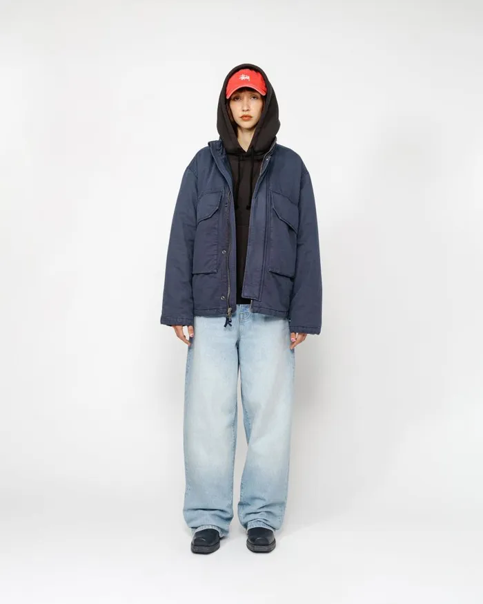 Stussy Outerwear INSULATED FIELD JACKET Navy 8211 MenWomen