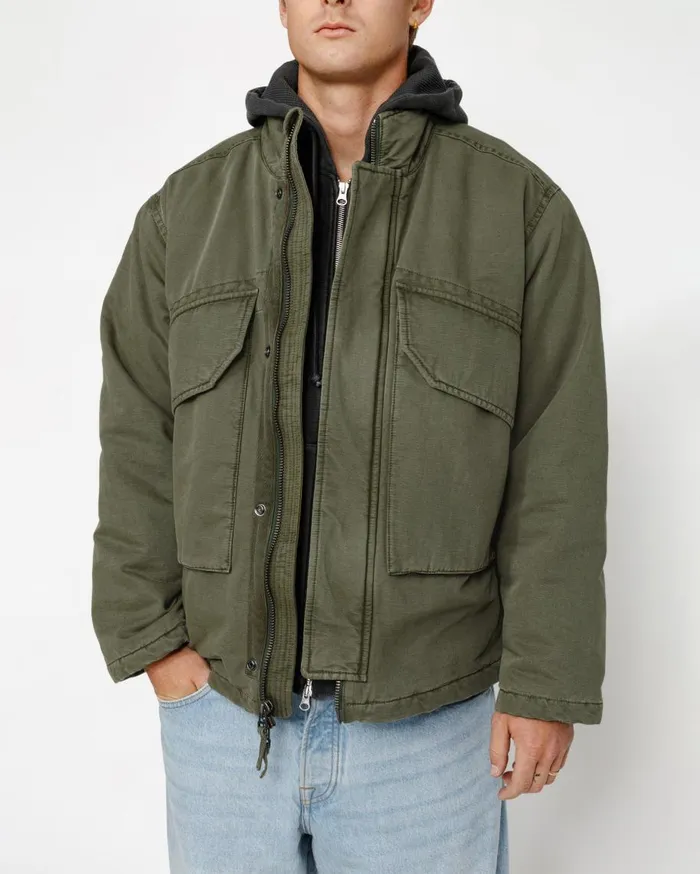 Stussy Outerwear INSULATED FIELD JACKET Olive 8211 MenWomen