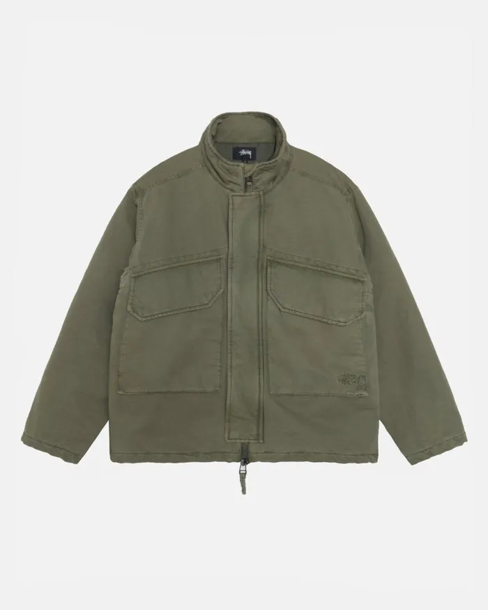 Stussy Outerwear INSULATED FIELD JACKET Olive 8211 MenWomen