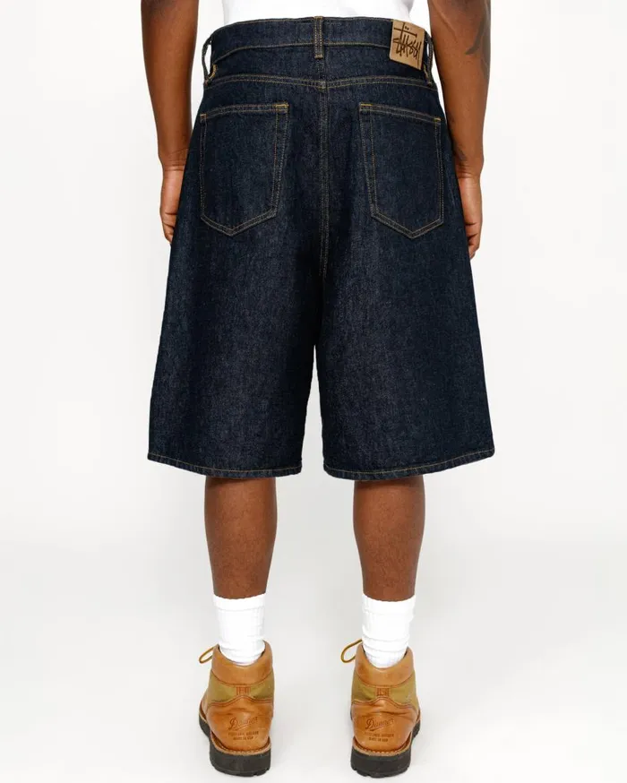 Stussy Shorts BIG OL039 SHORT DENIM Rinsed Indigo 8211 MenWomen Stussy Shorts BIG OL039 SHORT DENIM Rinsed Indigo 8211 MenWomen