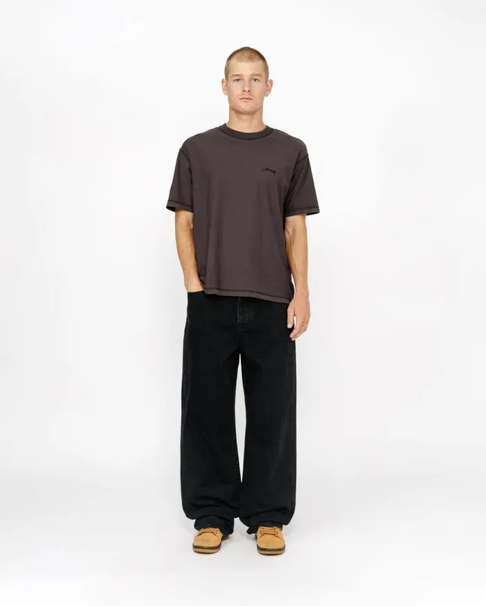 Stussy Tees LAZY TEE Faded Black 8211 MenWomen