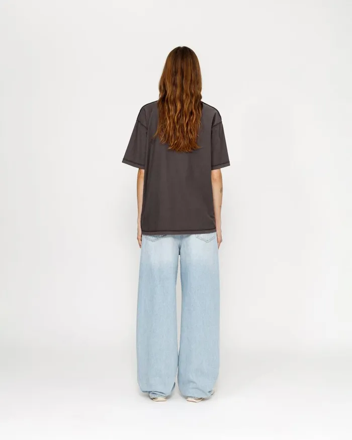 Stussy Tees LAZY TEE Faded Black 8211 MenWomen