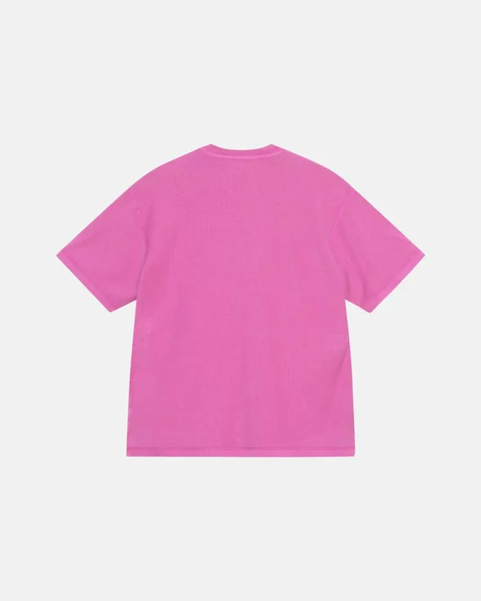 Stussy Tees LAZY TEE Magenta 8211 MenWomen