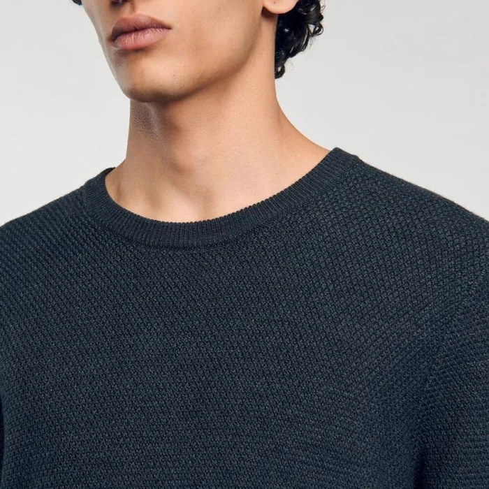 Sweaters and Cardigans Men SANDRO Wool Sweater Storm