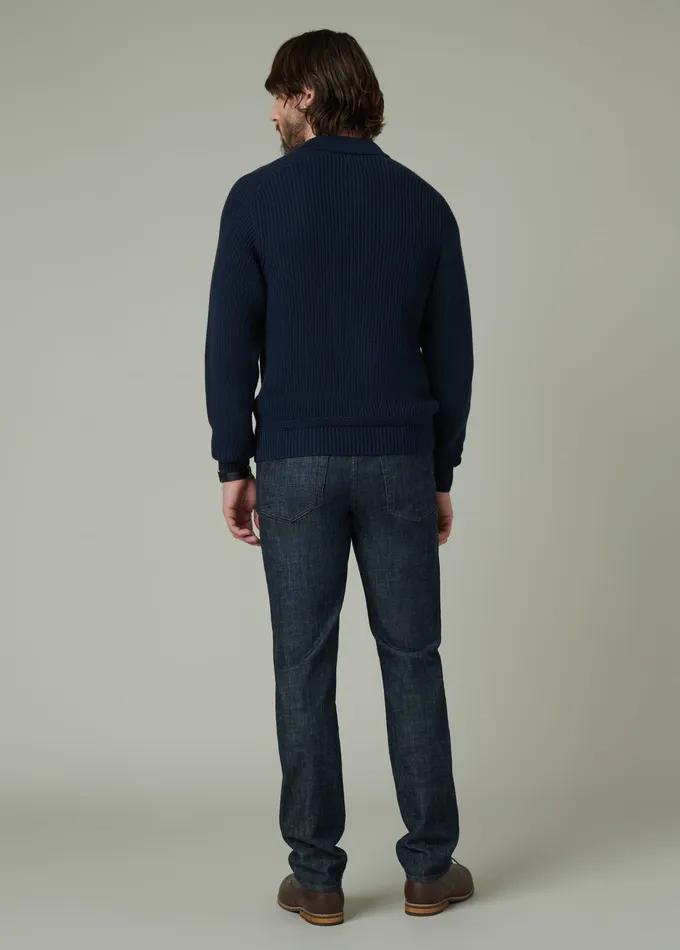 Sweaters Hoodies Joe8217s Jeans Men RUBEN POLO SWEATER Midnight Navy