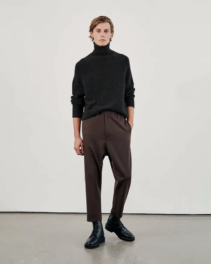 Sweaters Men LANDAL CASHMERE SWEATER Black Nili Lotan