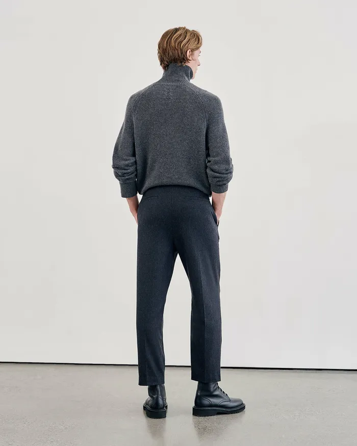 Sweaters Men LANDAL CASHMERE SWEATER Black Nili Lotan