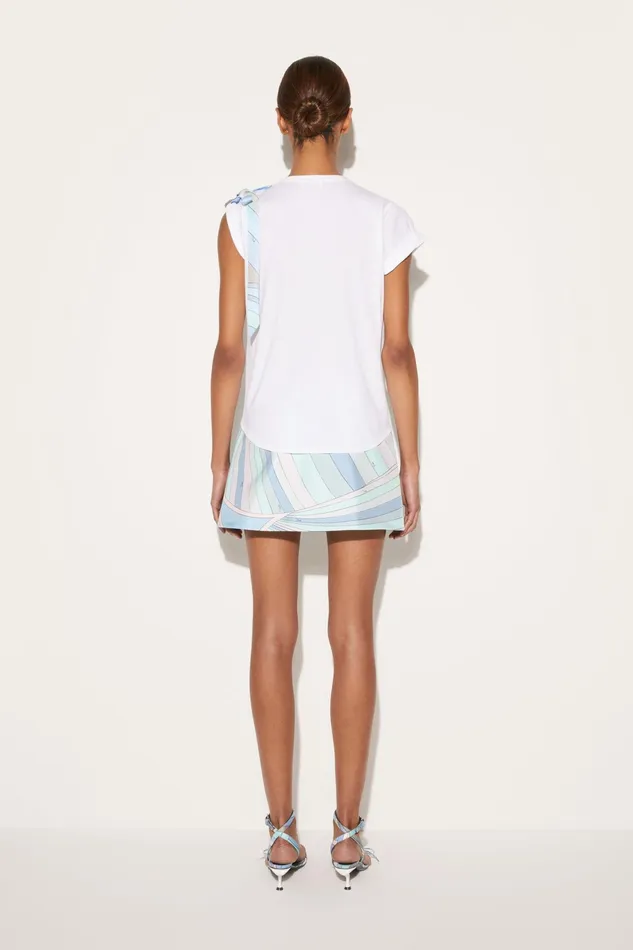 TShirts And Sweatshirts Women PUCCI BowEmbellished Cotton TShirt