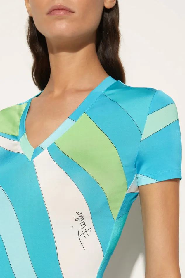 TShirts And Sweatshirts Women PUCCI MarmoPrint TShirt