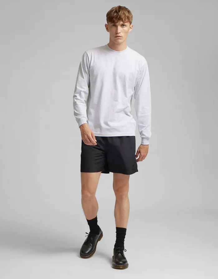 TShirts Oversized Organic LS TShirt 8211 Optical White 8211 Colorfulstandard Men