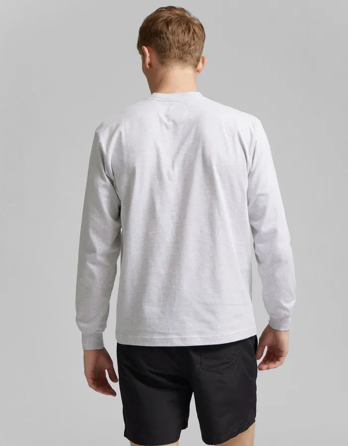 TShirts Oversized Organic LS TShirt 8211 Optical White 8211 Colorfulstandard Men