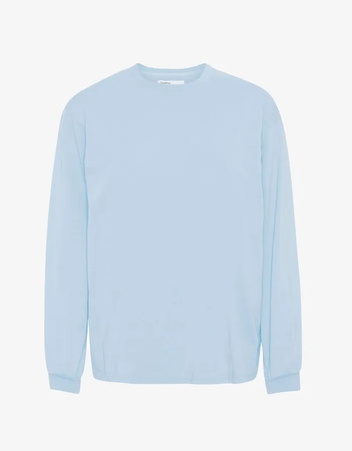 TShirts Oversized Organic LS TShirt 8211 Polar Blue 8211 Colorfulstandard Women