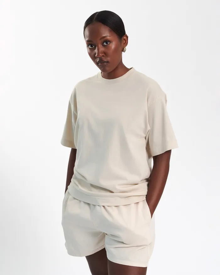 TShirts Oversized Organic TShirt 8211 Pacific Blue Colorfulstandard Women