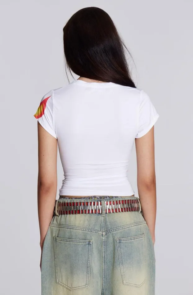 TShirts Women Jaded London Millennium Flame Tee