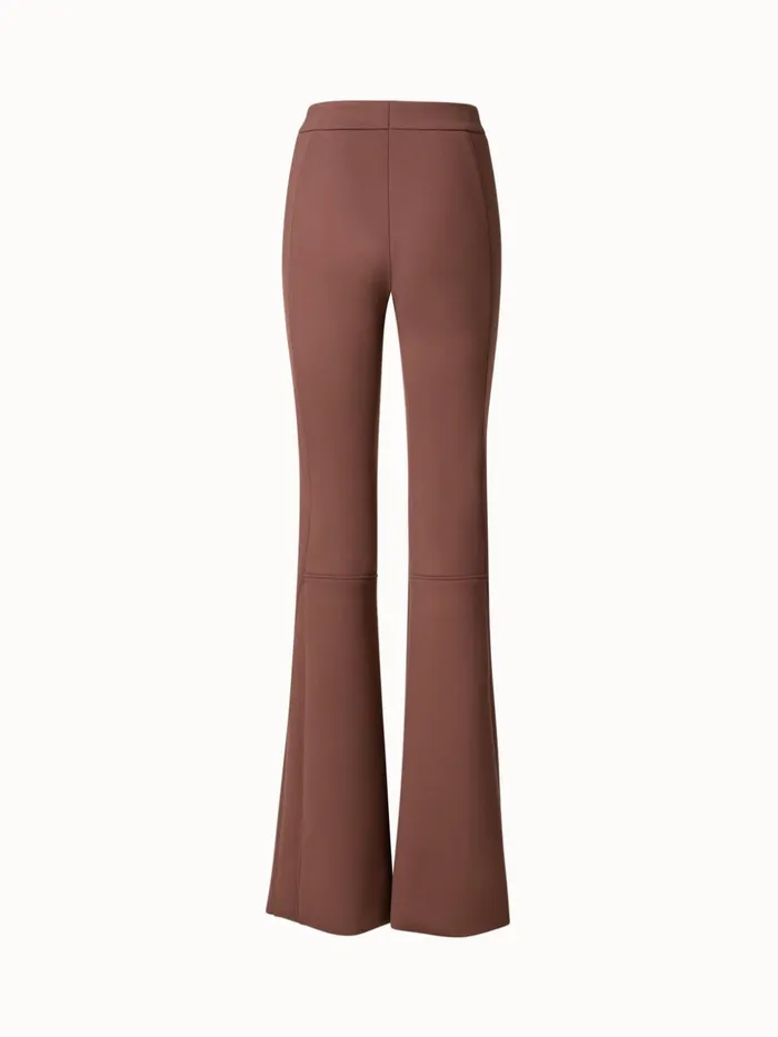 Techno Neoprene Bootcut Pants Vicuna Women Akris Pants