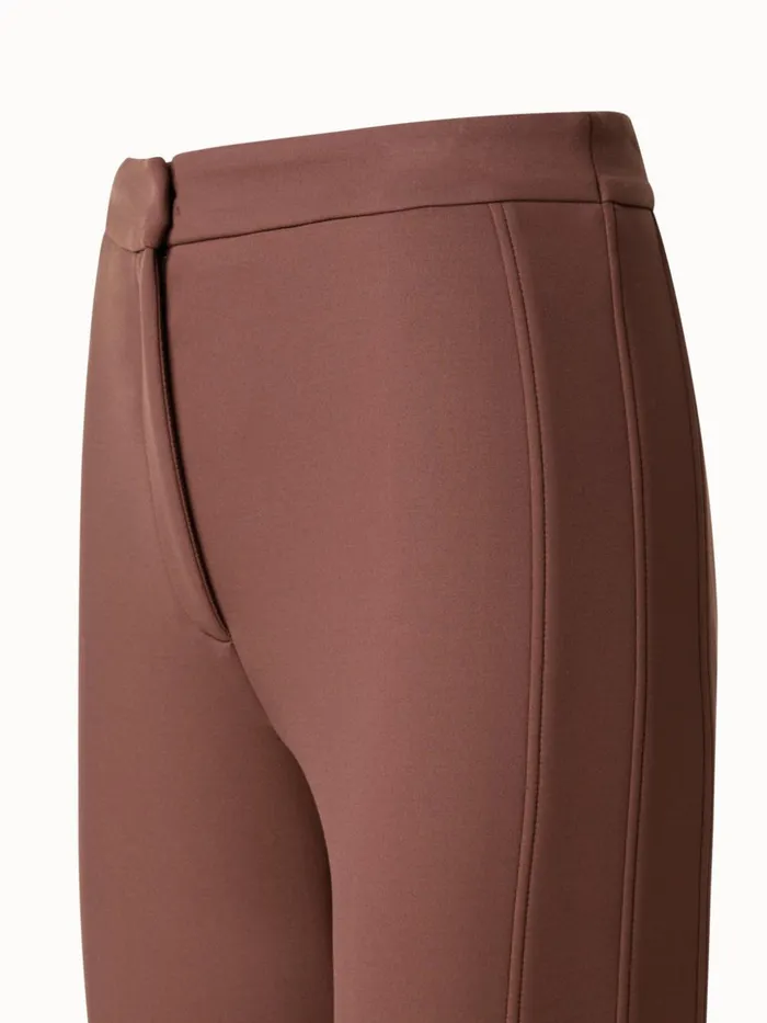 Techno Neoprene Bootcut Pants Vicuna Women Akris Pants