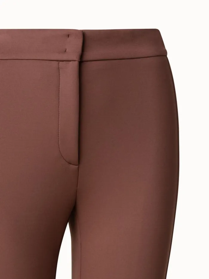 Techno Neoprene Bootcut Pants Vicuna Women Akris Pants