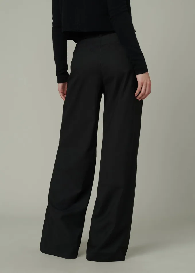 THE BRODY TROUSER Black Women Wide Leg Joe8217s Jeans