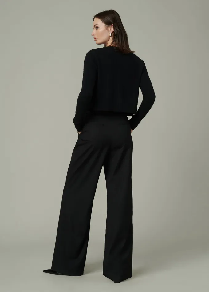 THE BRODY TROUSER Black Women Wide Leg Joe8217s Jeans
