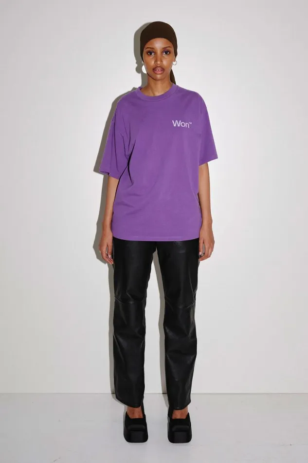 The Staff Tee W 8211 Patrician Purple Women Won Hundred Tops and Tshirts