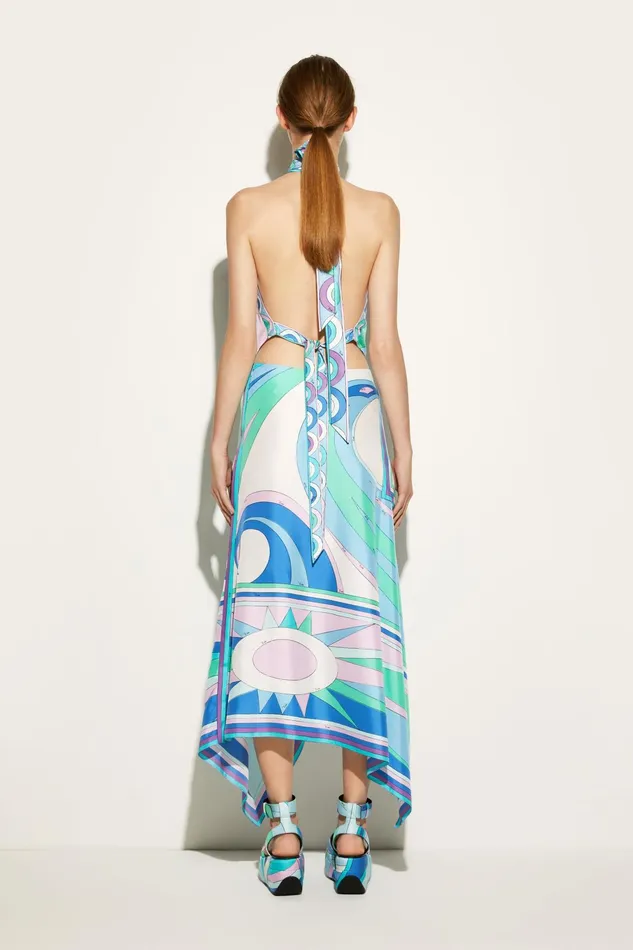 Tops And Shirts Women PUCCI PesciPrint SilkTwill Top